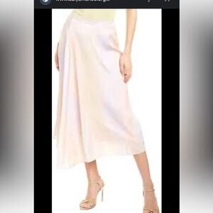 Vince rainbow wash drape skirt in multi size 10 (b17) NWOT